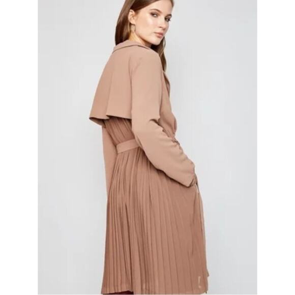 Hayden Jackets & Blazers - Hayden LA pleated ladies trench Duster brown Size Small NWT Boho chic Fall